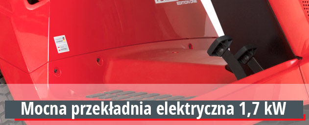 Elektryczna przekładnia w traktorku Solo by AL-KO T 3200 LI 95.2e S